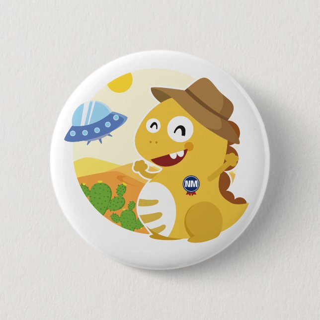 Badge Rond 5 Cm Bouton du Nouveau Mexique VIPKID (Devant)