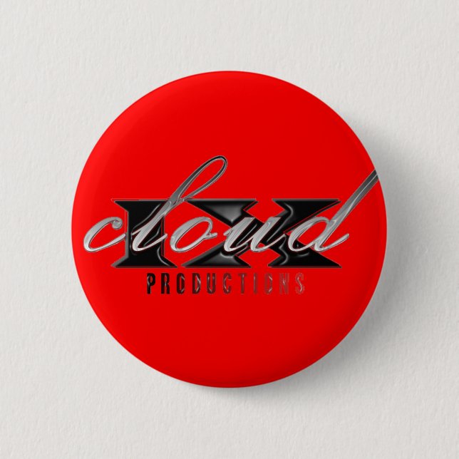 Badge Rond 5 Cm Bouton du nuage IX (Devant)