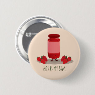 Badge Rond 5 Cm Bouton du personnage de dessin animé   de