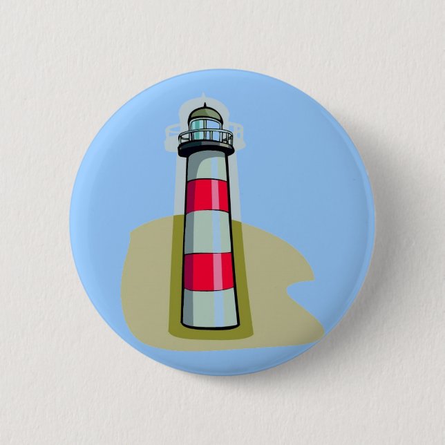 Badge Rond 5 Cm Bouton du phare (Devant)