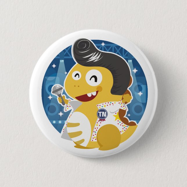 Badge Rond 5 Cm Bouton du Tennessee VIPKID (Devant)