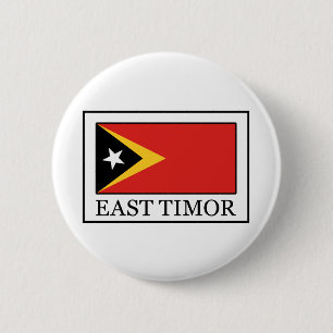 Badge Rond 5 Cm Bouton du Timor oriental