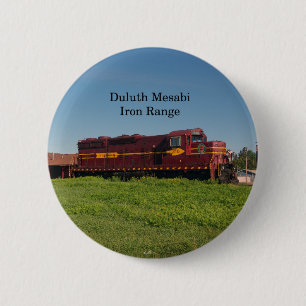 Badge Rond 5 Cm Bouton Duluth Mesabi Locomotive 316