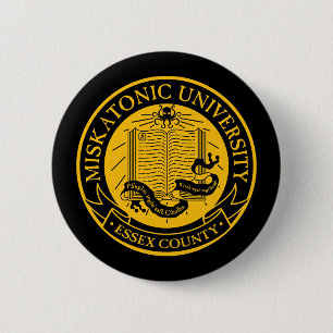 Badge Rond 5 Cm Bouton d'université de Miskatonic