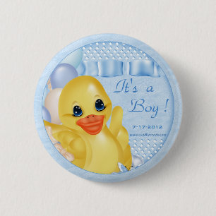 Badge Rond 5 Cm Bouton en caoutchouc de canard