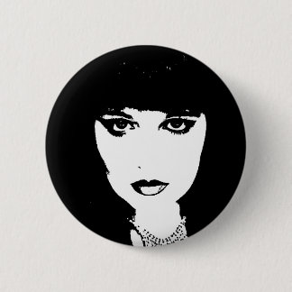 Badge Rond 5 Cm Bouton en cristal de soleil