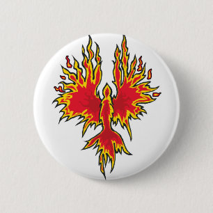 Badge Rond 5 Cm Bouton en hausse de Phoenix