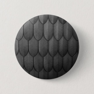 Badge Rond 5 Cm Bouton en marbre noir