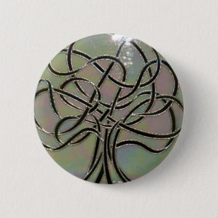 Badge Rond 5 Cm Bouton en verre souillé (lumières de Lifes)