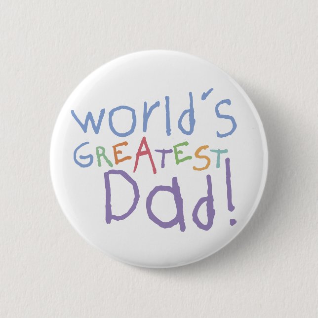 Badge Rond 5 Cm Bouton Enfants Plus Grand Papa (Devant)