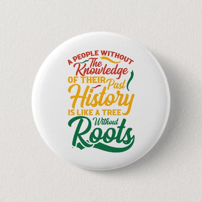Badge Rond 5 Cm Bouton - Ensemble de boutons pour le Mois de l'his (Devant)