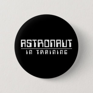 Badge Rond 5 Cm Bouton Entraînement pour astronaute