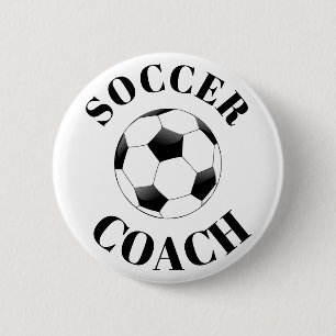 Badge Rond 5 Cm Bouton entraîneur de football