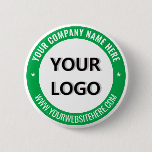 Badge Rond 5 Cm Bouton Entreprise Personnalisée et Logo Entreprise