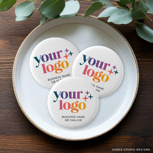 Badge Rond 5 Cm Bouton épinglé à logo personnalisé