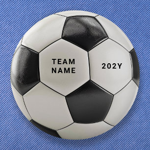 Badge Rond 5 Cm Bouton épinglé de ballon de football Épingles pe