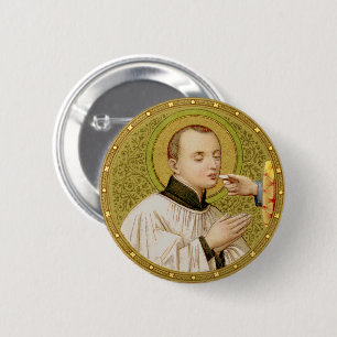 Badge Rond 5 Cm Bouton épinglette rond St Stanislas Kostka (SNV 25