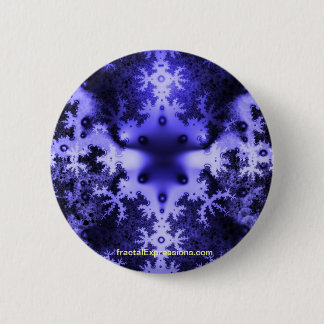 Badge Rond 5 Cm Bouton - Éponge fractale