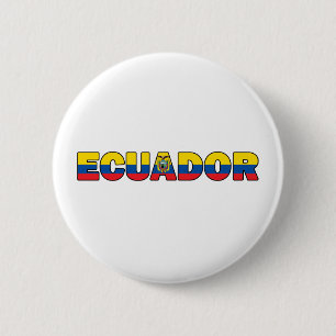 Badge Rond 5 Cm Bouton Équateur