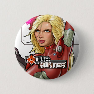 Badge Rond 5 Cm Bouton escroc de chasseur