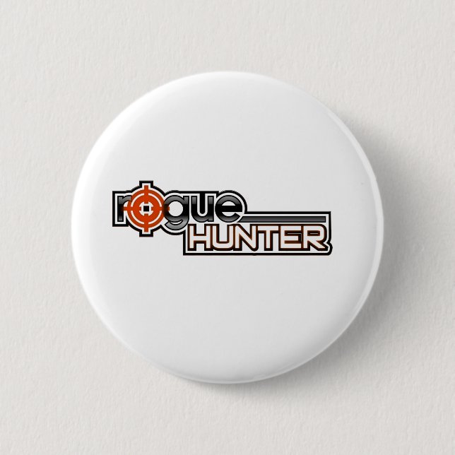 Badge Rond 5 Cm Bouton escroc de chasseur (logo) (Devant)