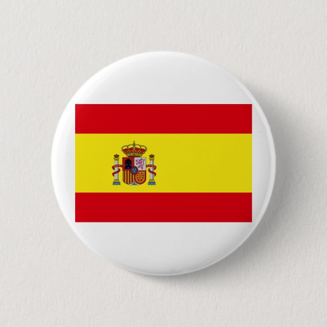 Badge Rond 5 Cm Bouton Espagne (Devant)