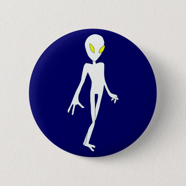 Badge Rond 5 Cm Bouton étranger (Devant)