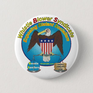 Badge Rond 5 Cm Bouton exposant Bernie Sanders à un socialisme lat
