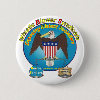 Badge Rond 5 Cm Bouton exposant Bernie Sanders à un socialisme lat