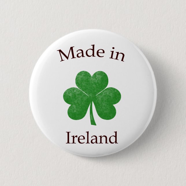 Badge Rond 5 Cm Bouton Fabriqué en Irlande (Devant)