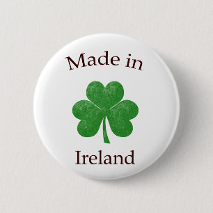 Badge Rond 5 Cm Bouton Fabriqué en Irlande