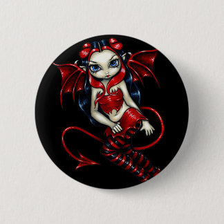 Badge Rond 5 Cm " Bouton féerique "diabolique