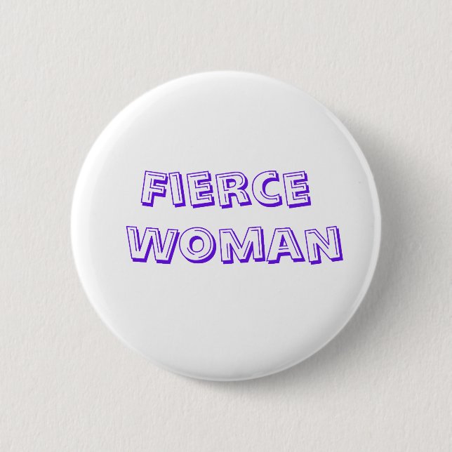 Badge Rond 5 Cm Bouton Femme (Devant)