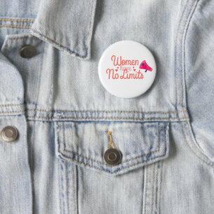 Badge Rond 5 Cm Bouton Femmes N'ont Pas de Limites