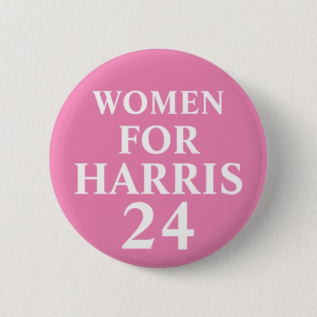 Badge Rond 5 Cm Bouton Femmes Pour Harris (Devant)