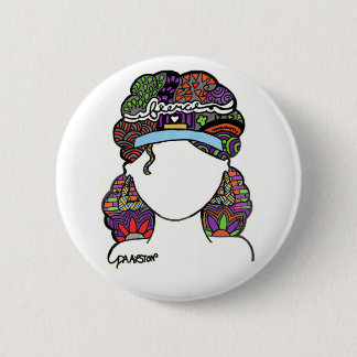 Badge Rond 5 Cm Bouton FÉROCE