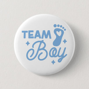Badge Rond 5 Cm Bouton Fête du nouveau bébé garçon