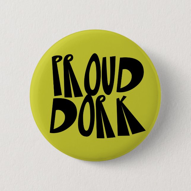 Badge Rond 5 Cm Bouton Fière Dork (Devant)