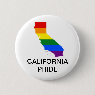BADGE ROND 5 CM BOUTON FIERTÉ LGBTQ CALIFORNIA