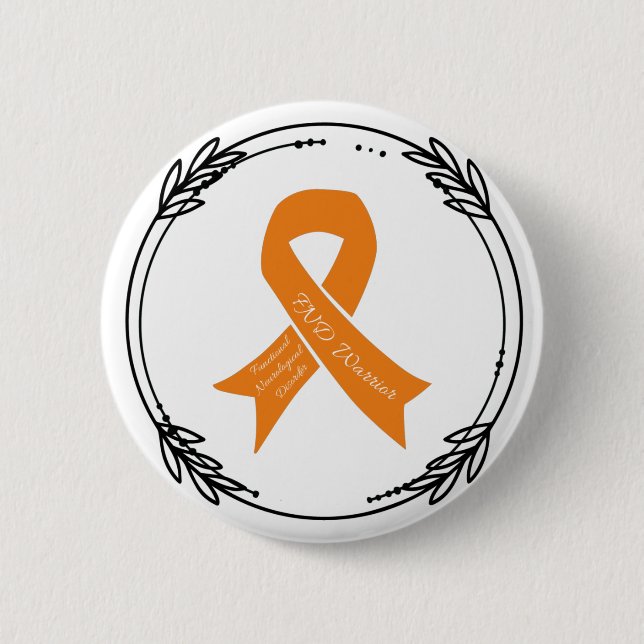 Badge Rond 5 Cm Bouton FND pour trouble neurologique fonctionnel (Devant)