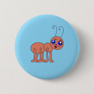 Badge Rond 5 Cm Bouton Fourmi