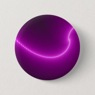 Badge Rond 5 Cm Bouton fractal du choc électrique