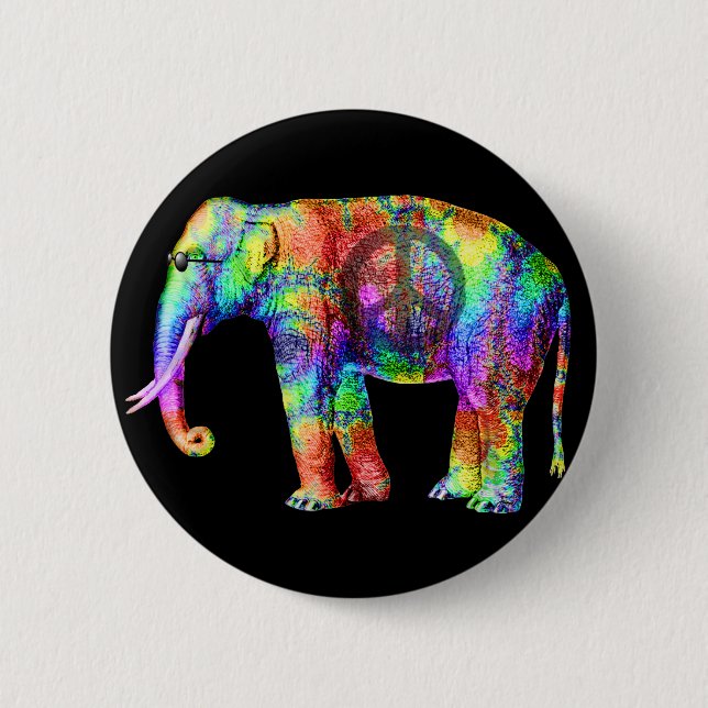 Badge Rond 5 Cm Bouton frais de manière (Devant)