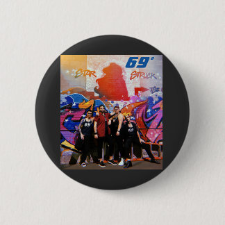 Badge Rond 5 Cm Bouton Frappe étoile circulaire