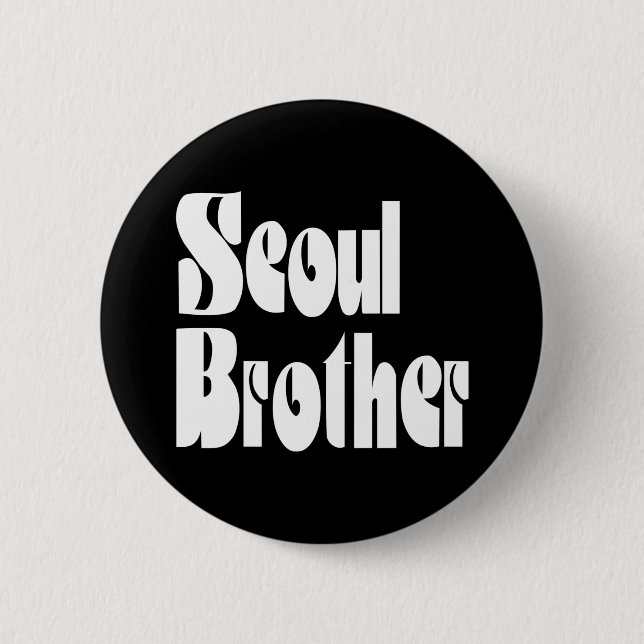 Badge Rond 5 Cm Bouton frère de Séoul (Devant)