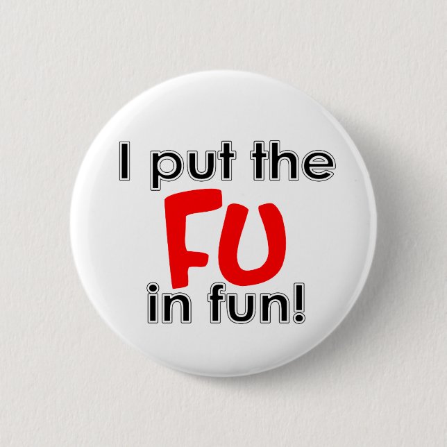 Badge Rond 5 Cm Bouton FUN (Devant)