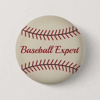 Badge Rond 5 Cm Bouton Funny Baseball