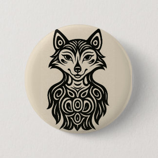 Badge Rond 5 Cm Bouton Furry