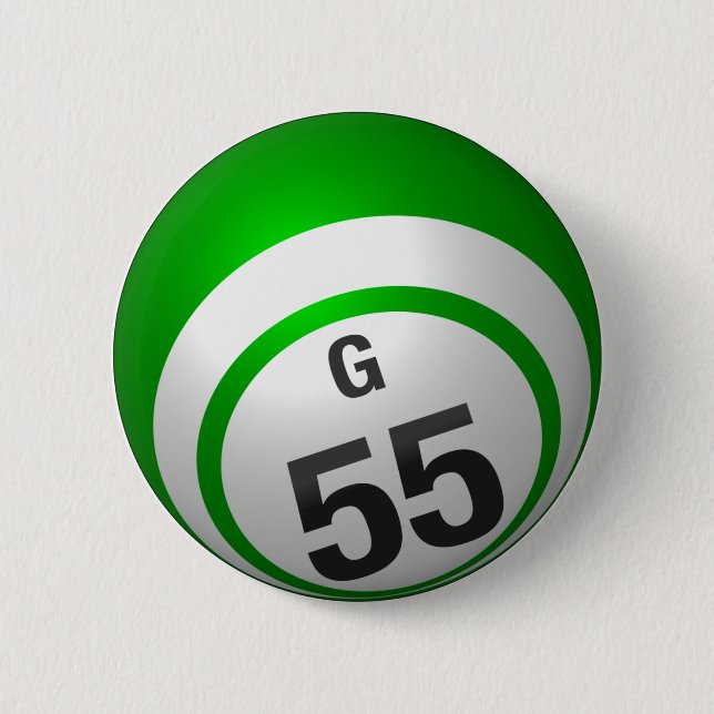 Badge Rond 5 Cm Bouton G 55 Bingo (Devant)