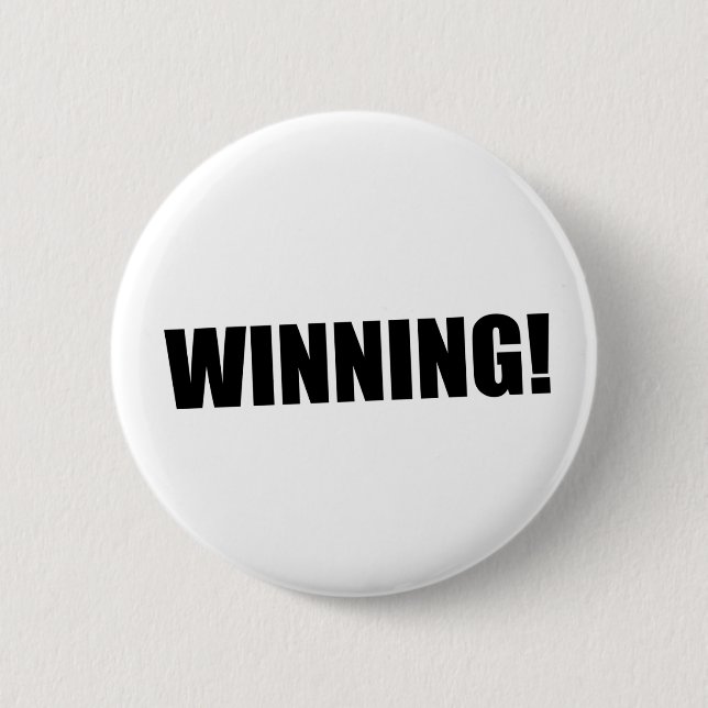 Badge Rond 5 Cm Bouton GAGNANT (Devant)